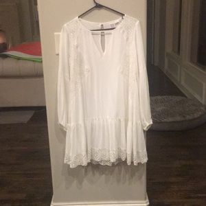White dress made out of lace
